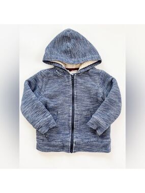 🩵 4/$20 Old Navy Navy and Cream Sherpa-Lined Hoodie‎